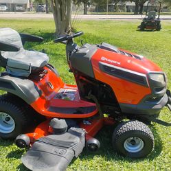 48" Cut Husqvarna riding lawnmower runs cuts great 875 cash firm read full post before asking