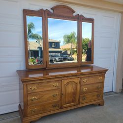Dresser And Mirror