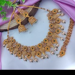 Premium Quality Revers AD Necklace 