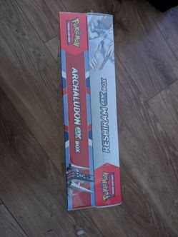 Reshiram ex box & archaludon ex box sealed bundle