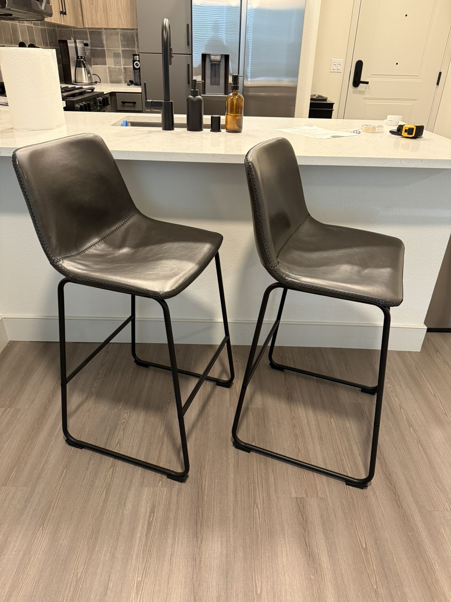 Gray Bar Height Chairs