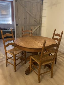 Antique Lions Feet Table & Chairs