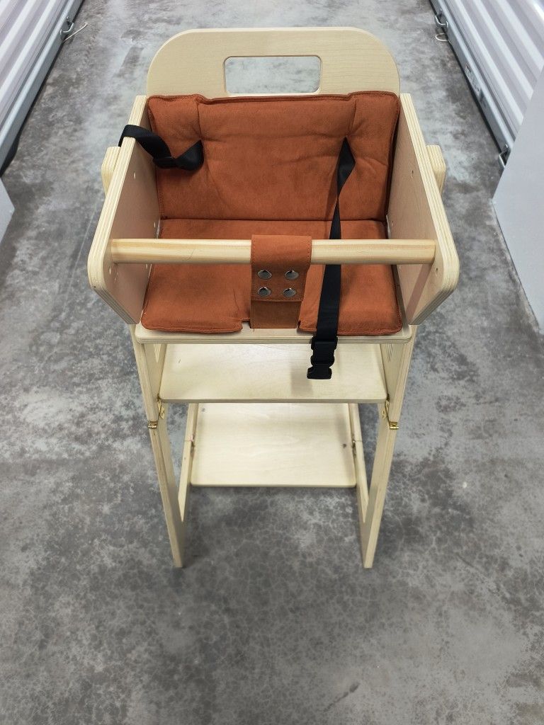 NeoBorn 2 in 1 Wooden High Chair for Babies & Toddlers, Convertible Baby High Chair & Toddler's Desk