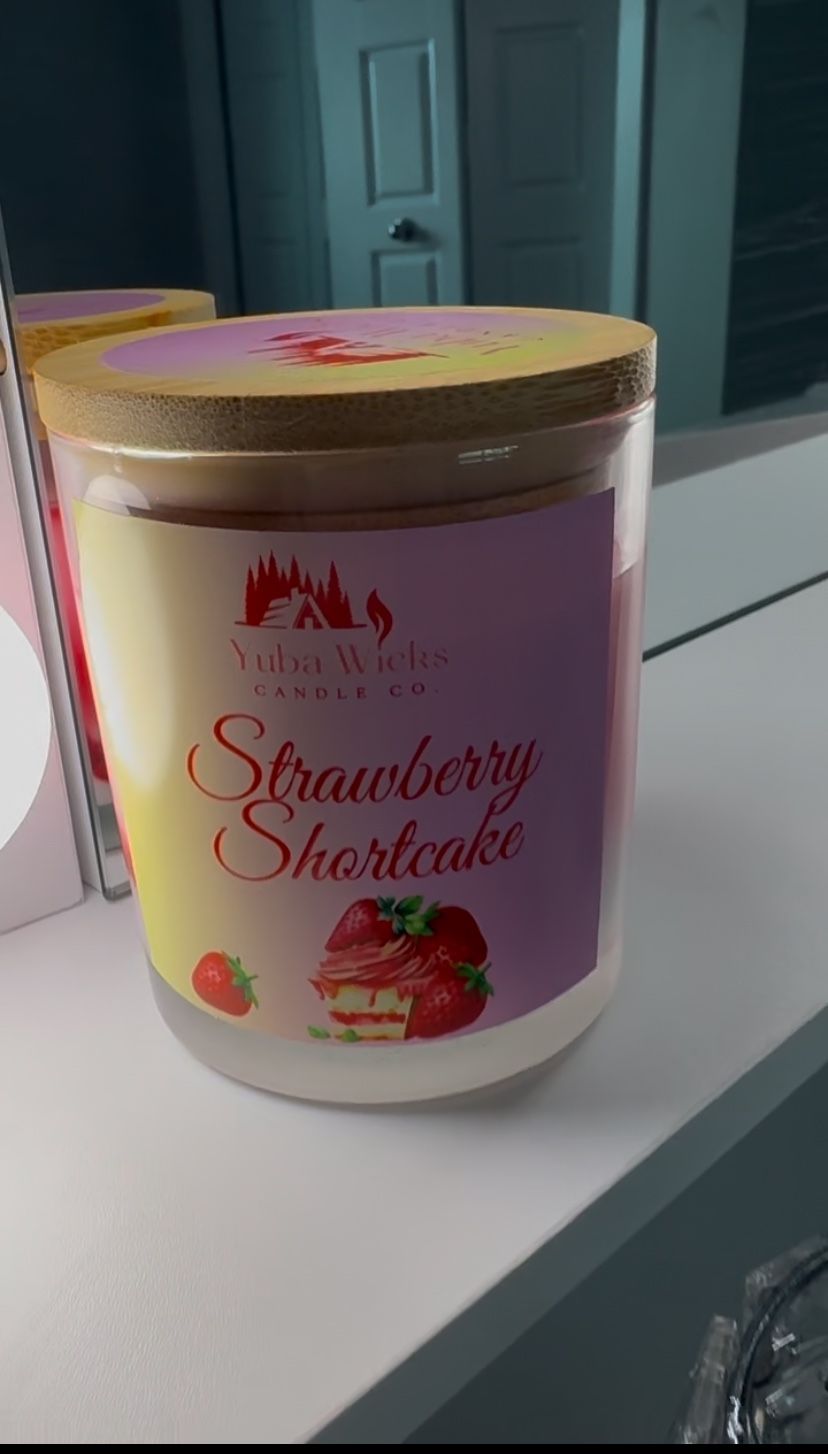 Strawberry Shortcake Candle