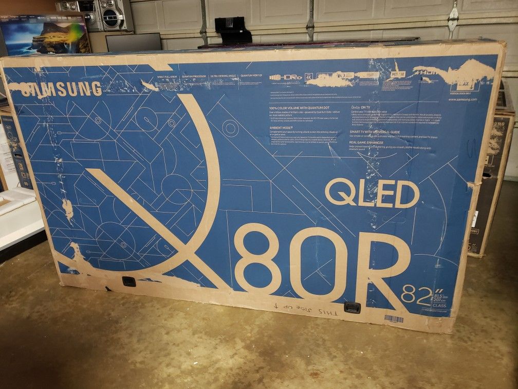 TV Samsung 82", Q80R, 240 Hz, Dynamic Cristal Color, Bixby, Excellent