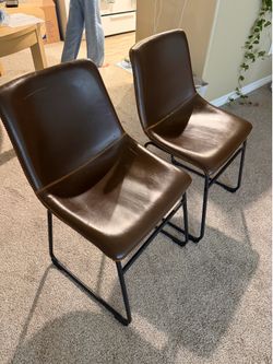 LEATHER CHAIRS
