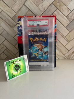 Pokemon Base Set Booster Pack PSA 9