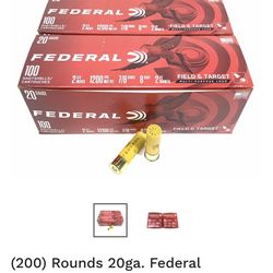 2 -4pack Brand new 20 Gauge practice Field &Target Shotshells