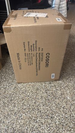 Visiting Food Dehydrator Never Opened