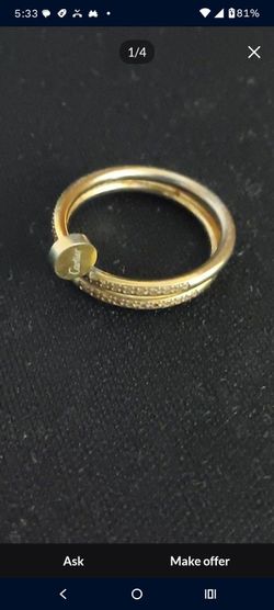 Women's Cartier Boxed Ring Size 7-7.5