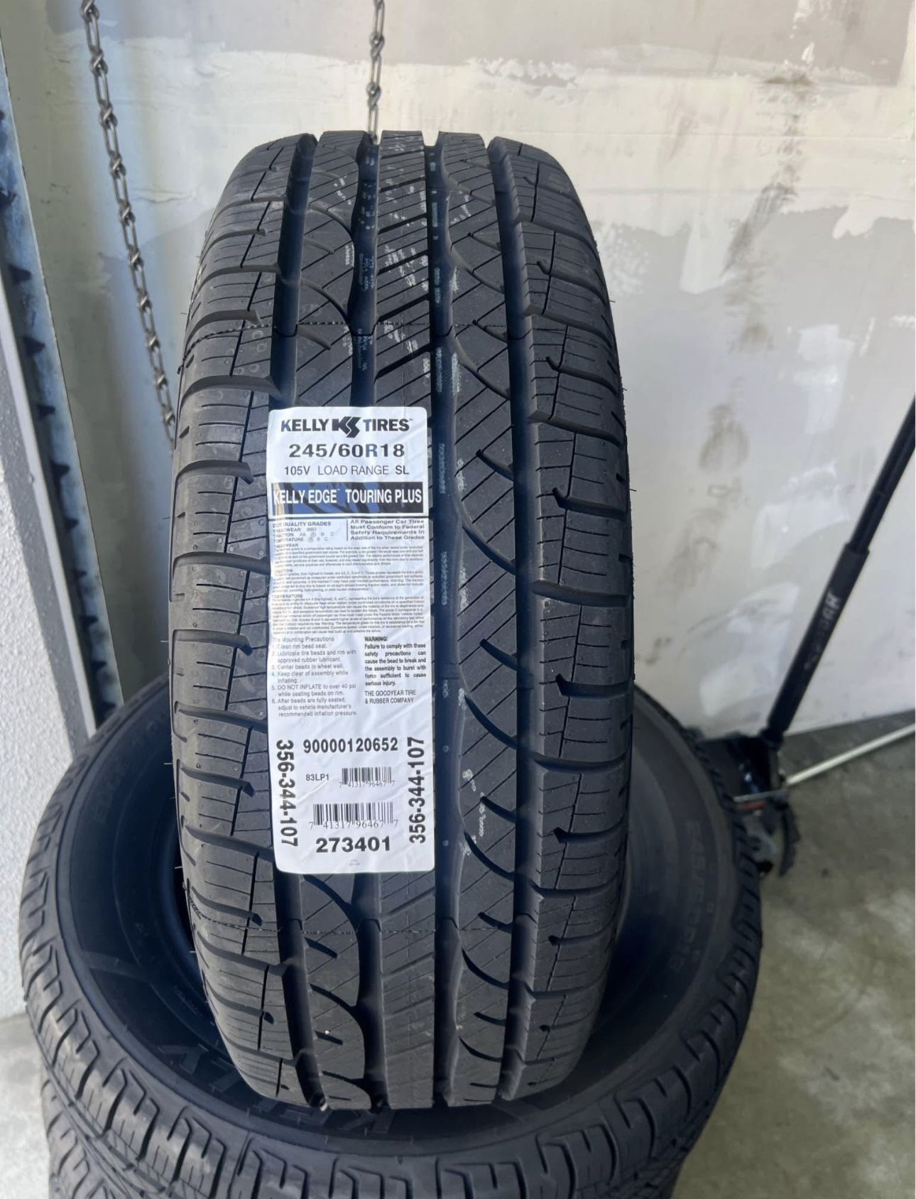 New Tires 245/60R18 Kelly Edge Touring Plus Tires For Sale, FINANCE AVAILABLE