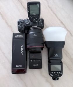 Canon r6 +RF 50mm L +GodoxAd200pro +Godox V1