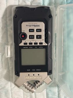 Zoom H4n Pro Handy Recorder with the case
