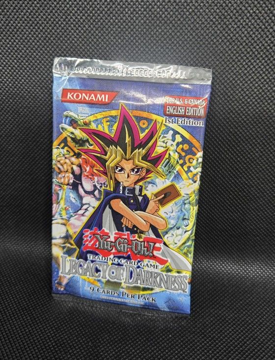 Vintage 2002 Yugioh Legacy Of Darkness 1st Edition English Booster Pack