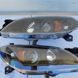 04-09 Mazda 3 Projector Headlights Luces Calaveras Micas Faros Focos Faroles 
