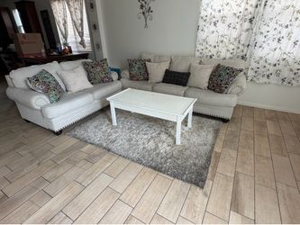 USED SOFA LOVESET with WHITE TABLE YOU MUST PICK UP $350
