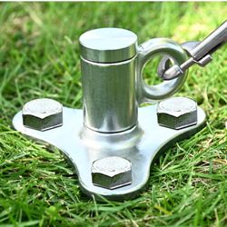 Dog Tie Out Stake, 360° Swivel Dog Stake-No Tangle,304 Stainless Steel