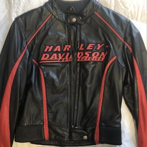 Woman's Harley leather Riding Jacket