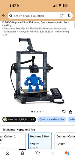 Elegoo Neptune 3 Pro 3D Printer