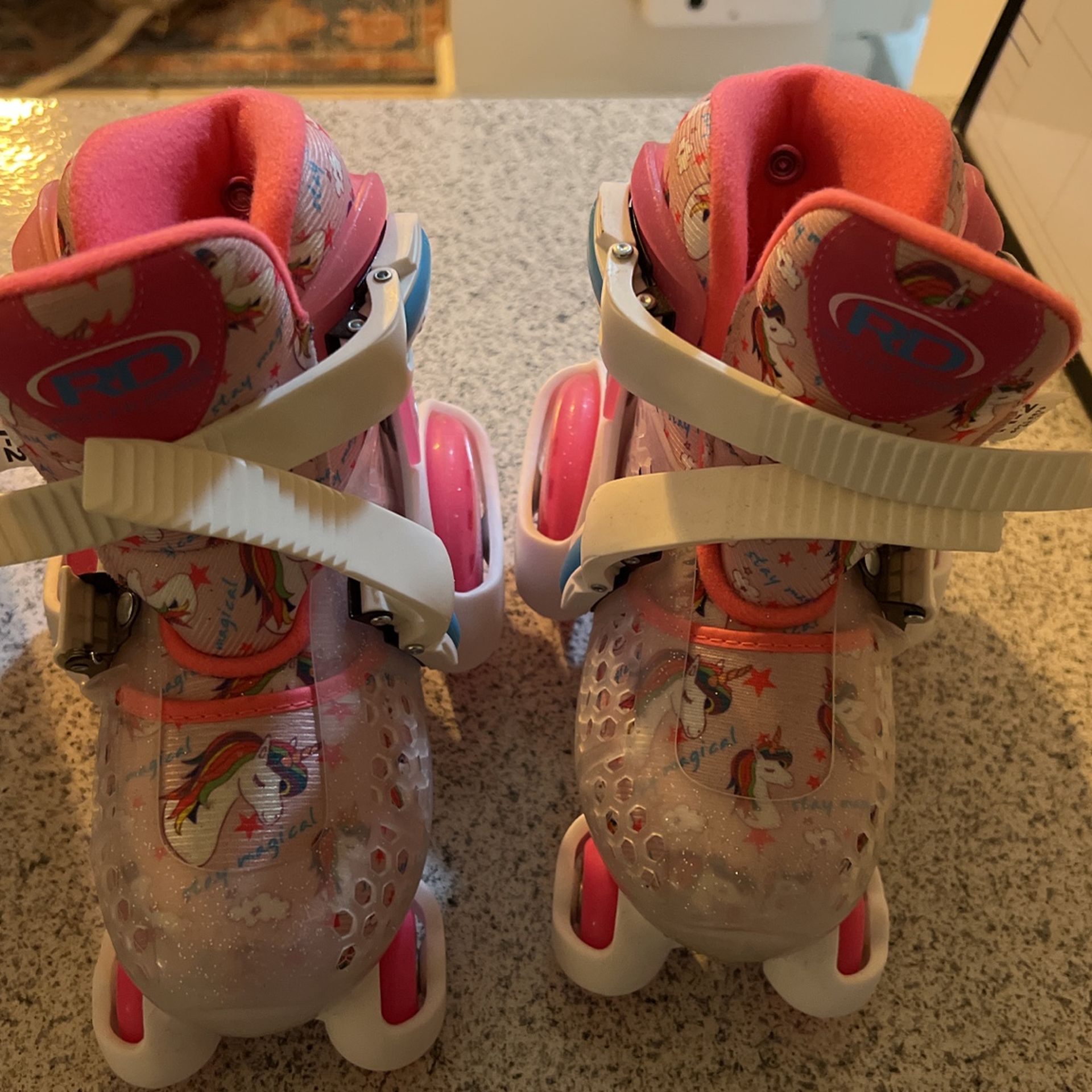 Girls Roller Skates- Size 11-2