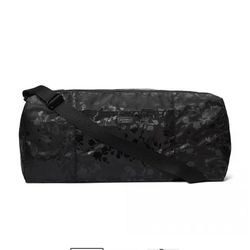 Brand New/unused black Victoria’s Secret Floral Print Duffel Bag