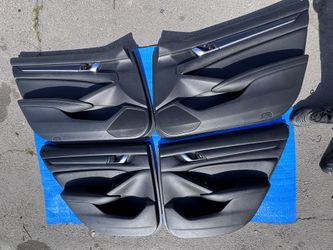 2018-2022 Honda Accord (Set )Interior Door Panel Trim Black