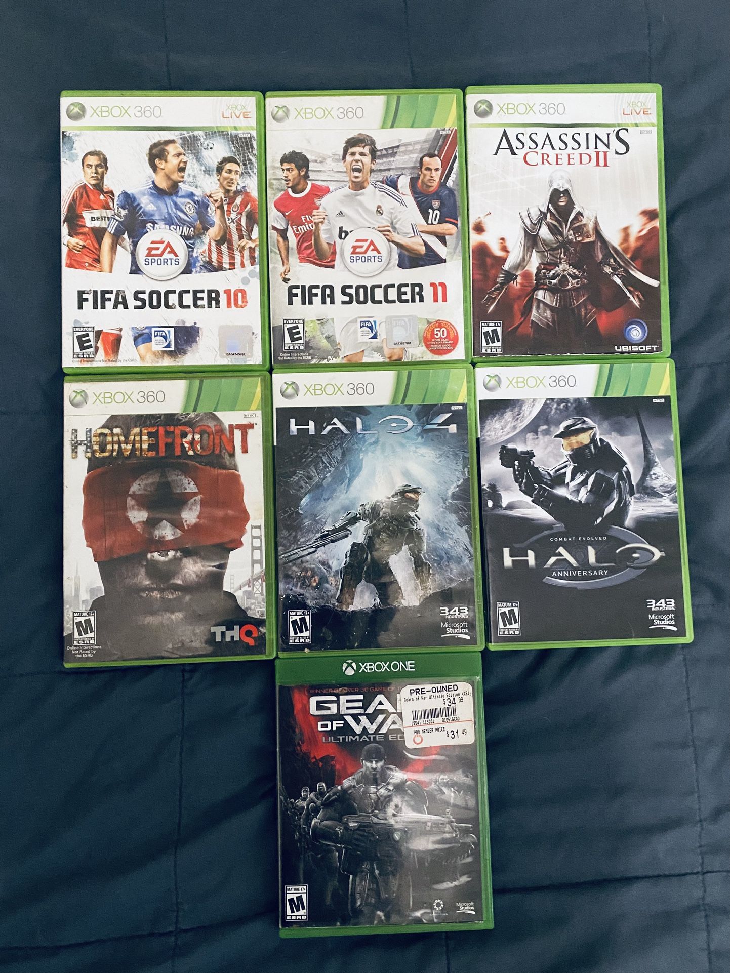 Xbox 360 Xbox One Game Lot Fully Functional