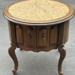 Side Table-marble Top