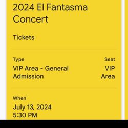 Concert Tickets For Today 