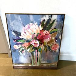 36x30 Opal House beautiful flower painting 