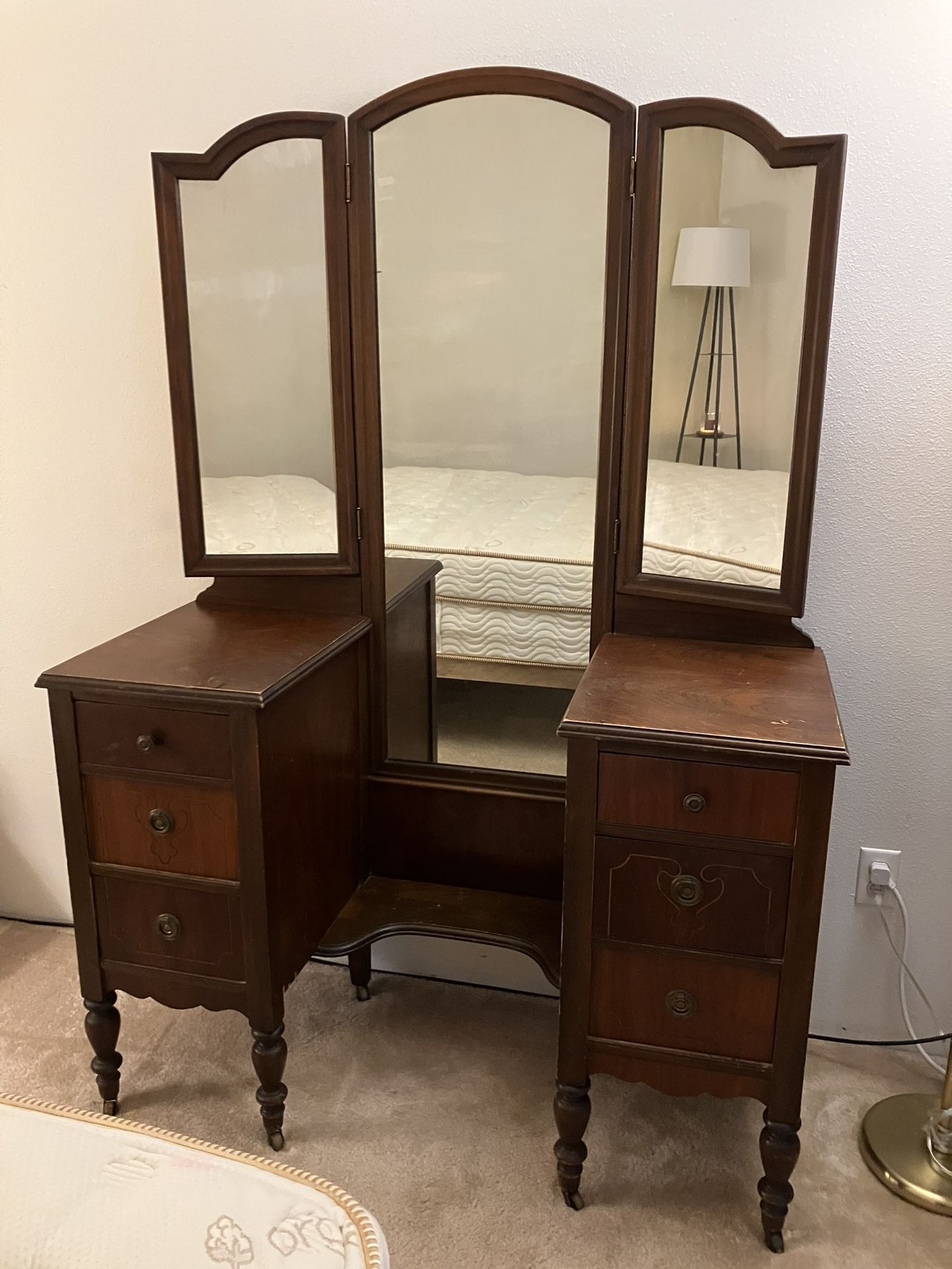 Antique Vanity & Dresser Set