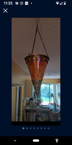 Antique Vintage Silver Hanging Tealight Holder Very Unique