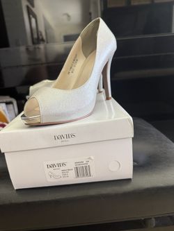 Davi’s Bridal Peep Toe Heels