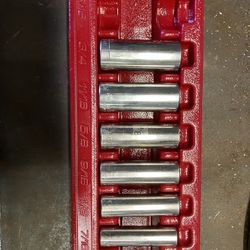 Craftsman Sae And Metric Deep Well 3/8 Sockets