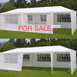 10x30 Waterproof wedding party tent outdoor canopy teng with 8 side walls white FOR S@LE