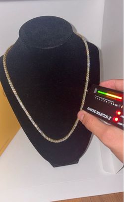 18k gold Tennis Chain Moissanite