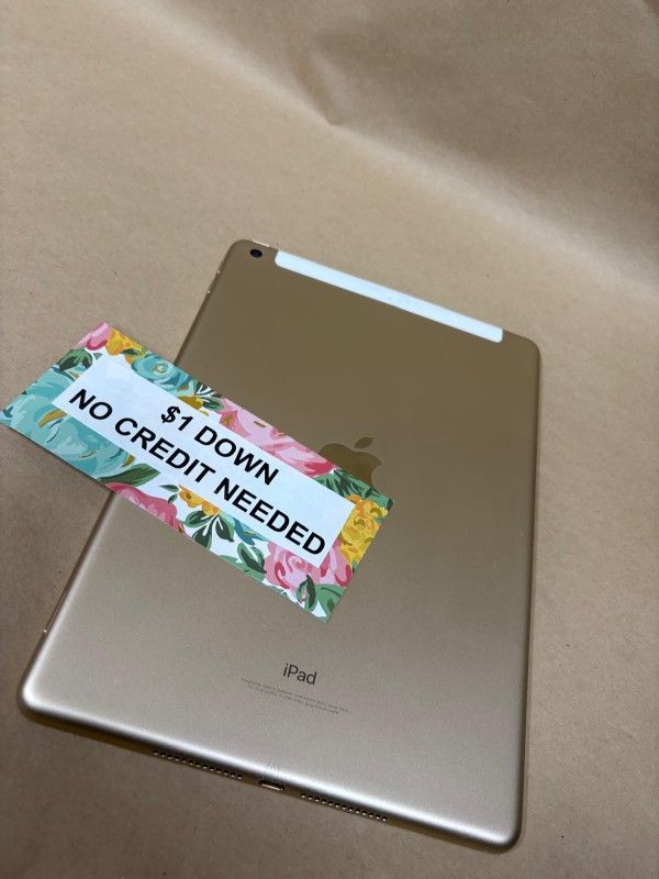 Apple IPad 5th Gen Tablet - Only $1 Today Pay The Rest Later!