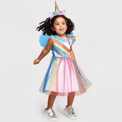 Toddler Rainbow Unicorn Costume