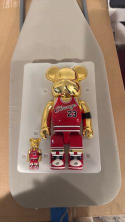Michael Jordan (Red Rookie Jersey) BearBrick 100%and 400%
