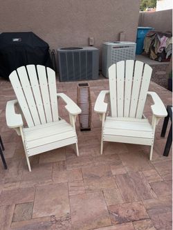 White Adirondack Chairs
