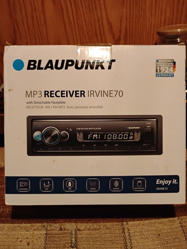 Blaupunkt Blue Tooth Car Stereo