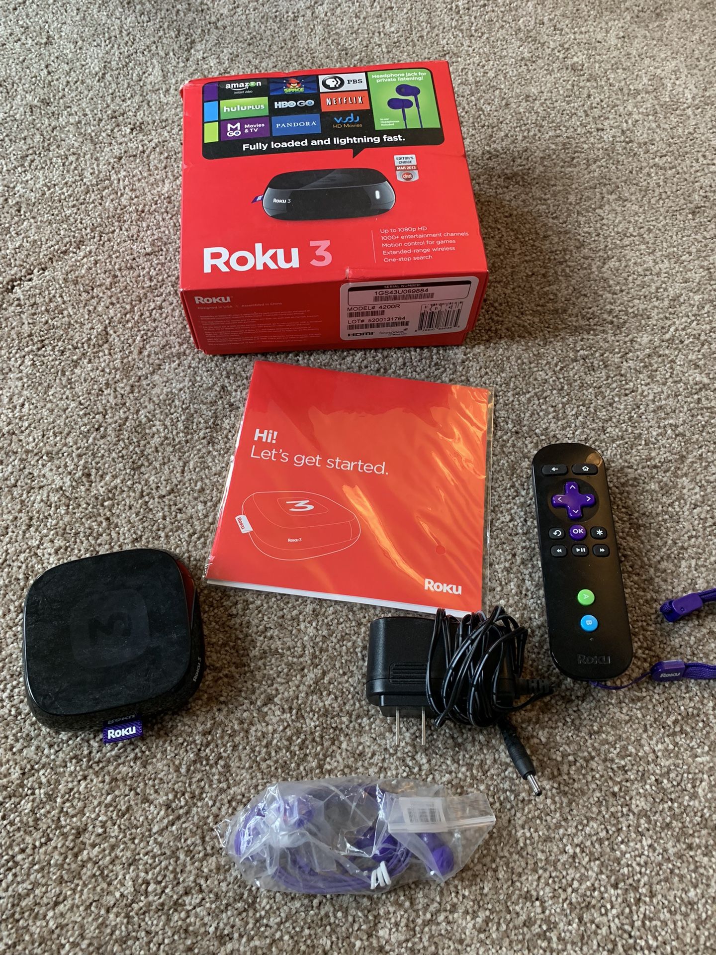 Like NEW Roku 3 (model 4200R)