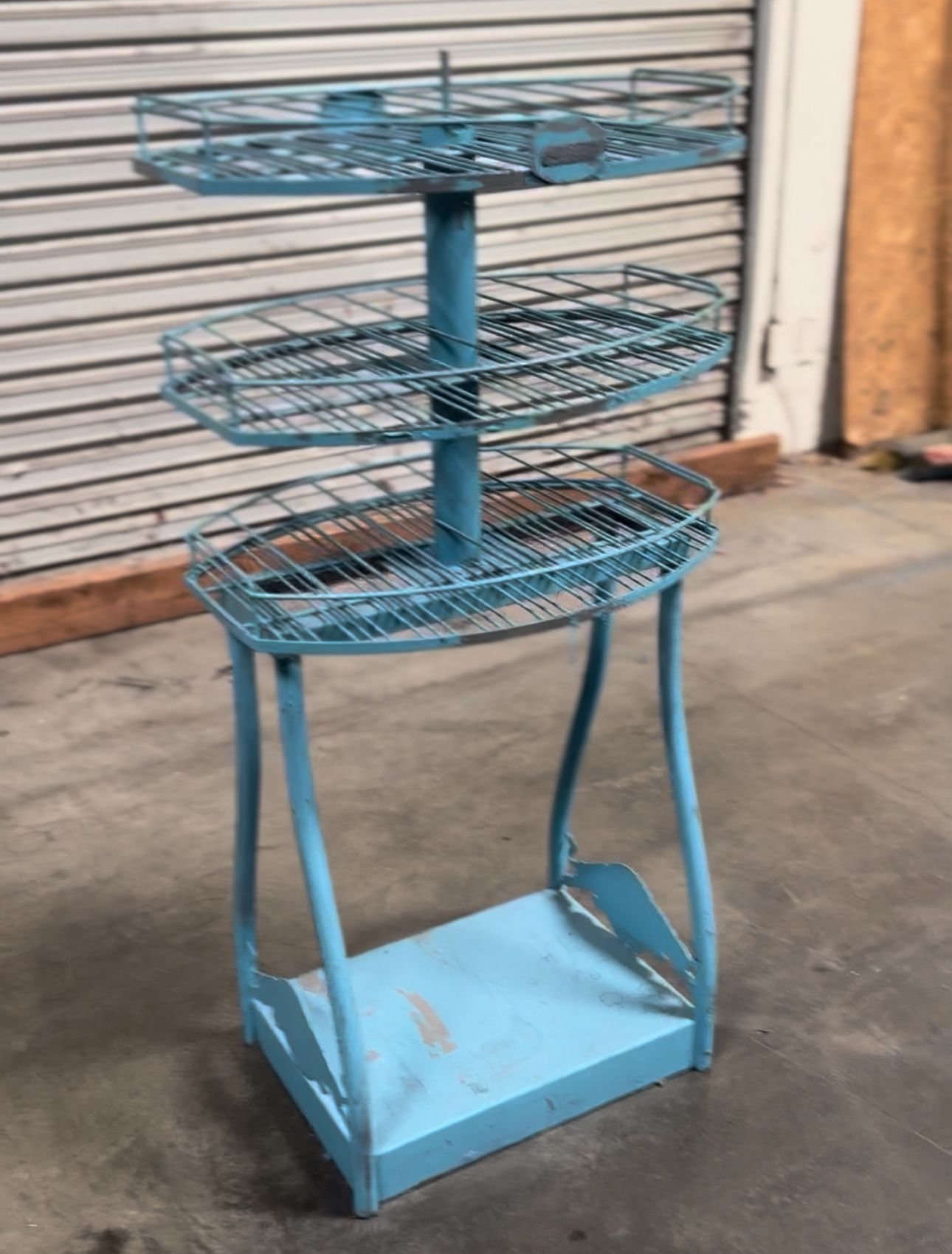 3-tier iron storage rack