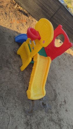 Toddler slide and playground set