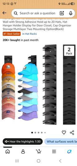 Hat organizer
