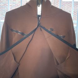 Nike Tech Hoodie Brown