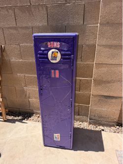 Phoenix Suns NBA Kids Locker Storage Cabinet Purple #10 49” Tall