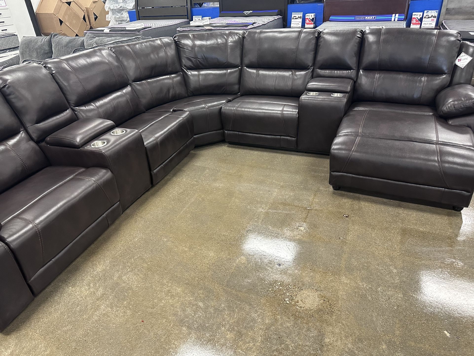 The Brenham 4PC Reclining Sectional