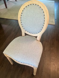 Farmhouse style set of 5 dining room chairs