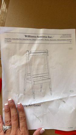 New In Box Art Easel from Pottery Barn